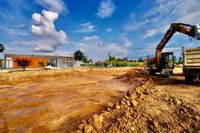 Wiederauftrag von B&ouml;den und Ausbau von Baugruben mit Schotter, Sand oder Kies in Gomaringen